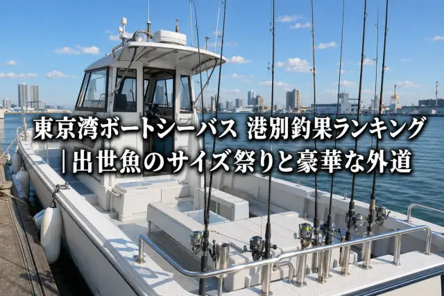 東京湾ボートシーバス釣り方｜港別釣果ランキング【毎日更新】